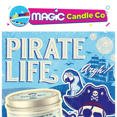 Set Sail on a Sensational Experience with Magic Candle Company's Pirate Life Candles